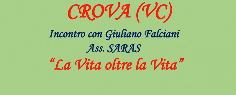 Crova: riprendono le conferenze alla Pro Loco
