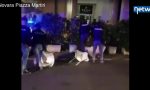 Novara: maxi rissa in piazza Martiri – VIDEO