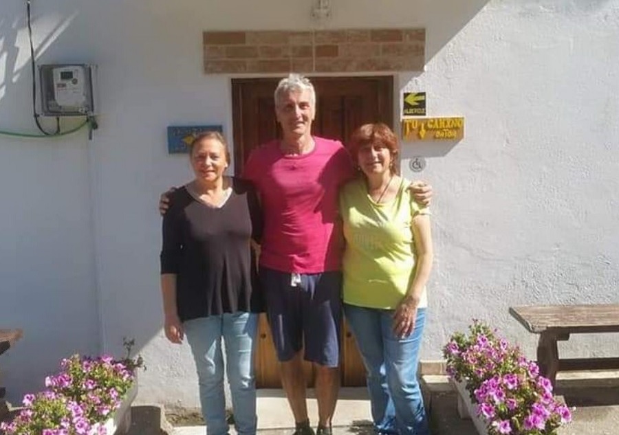 Il trinese Giuseppe Marchisio accoglie i pellegrini sul Cammino di Santiago