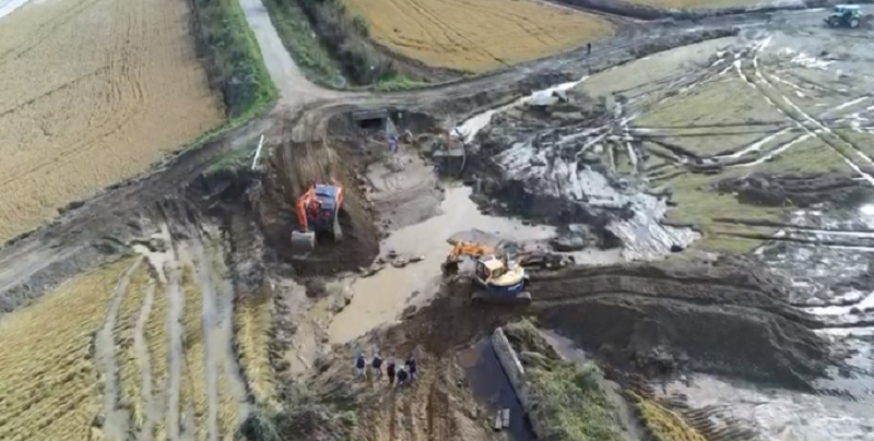 Alluvione: i disastri a Motta e Prarolo visti dal drone Ovest Sesia