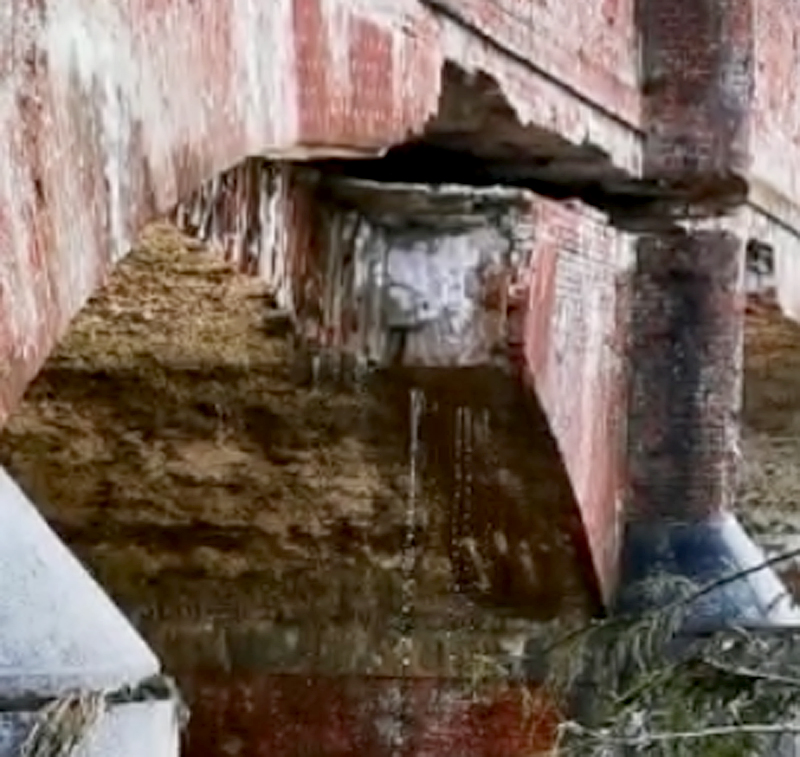 Maltempo, Formigliana: il ponte sul Cervo – Video