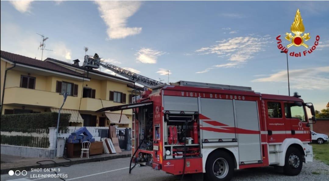 Incendio a Vercelli spento dai Vigili del Fuoco