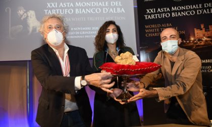 Tartufo di 900 grammi aggiudicato per 100mila euro