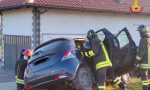 Scontro a Tronzano: una persona estratta dall'auto dai Vigili del Fuoco