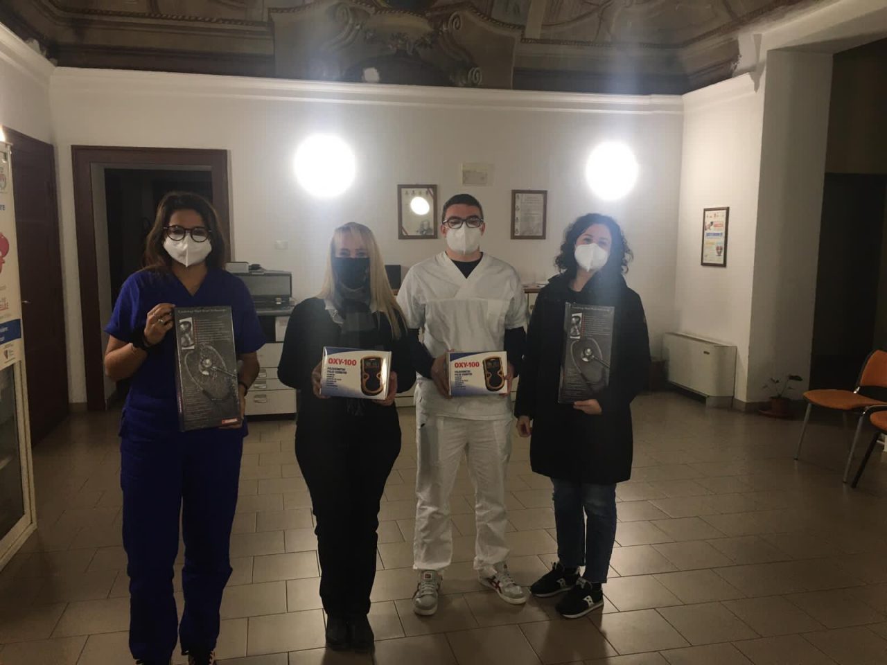 Atrap Trino dona materiale ai medici