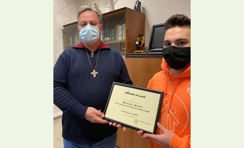 Cnos Fap: premiato Gabriele Nappo per il TG
