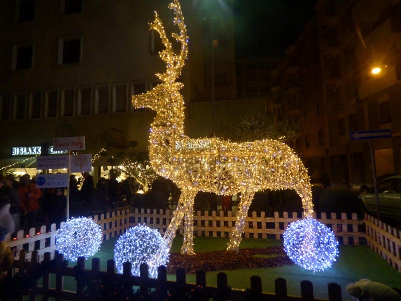 Evento social per l’accensione delle luci di Natale