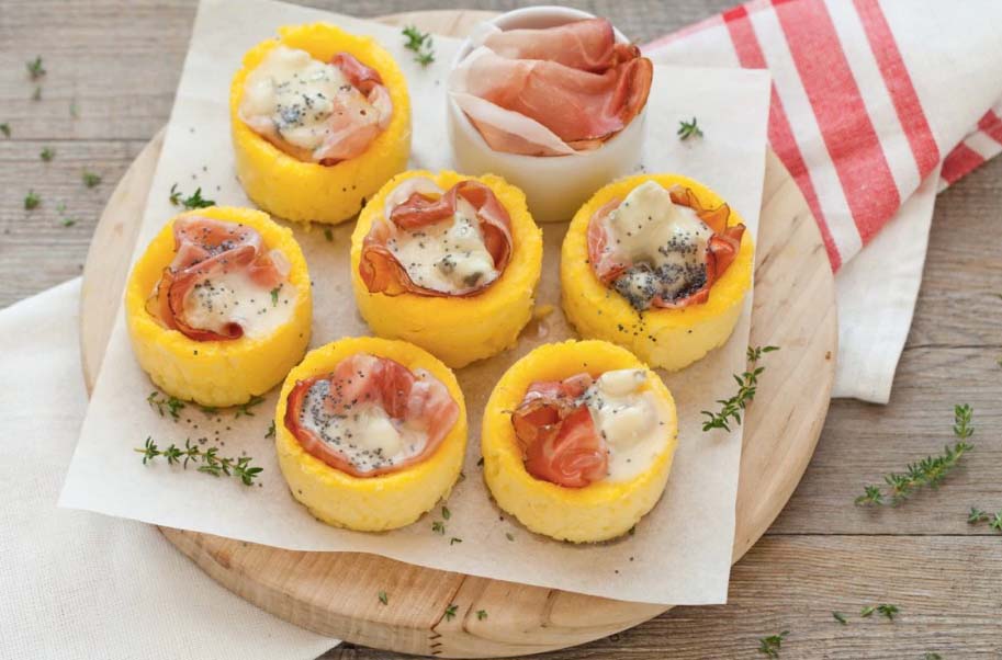 Cestini di polenta, veloci e gustosi