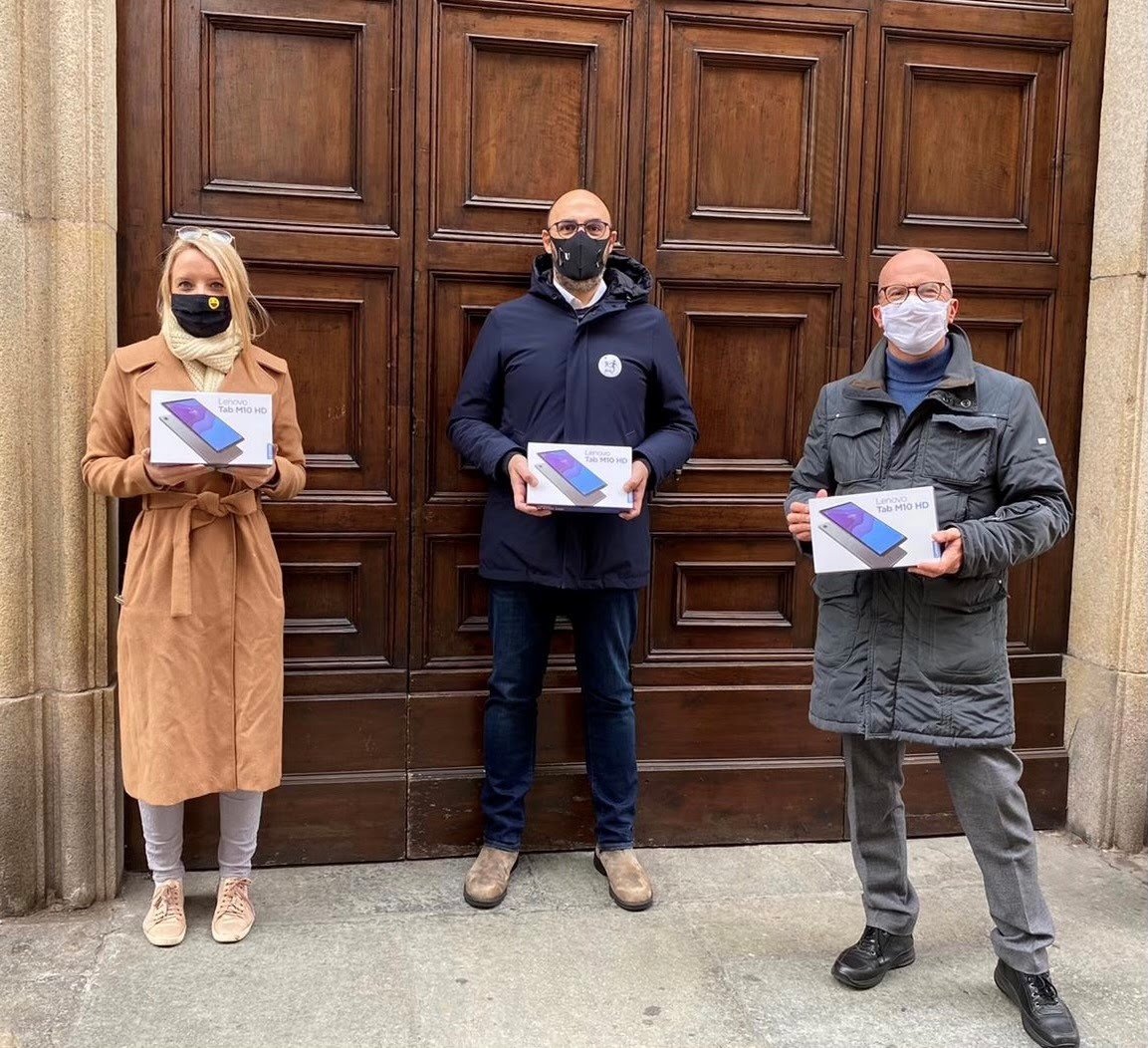 Didattica a distanza: donati nuovi tablet con Biud10