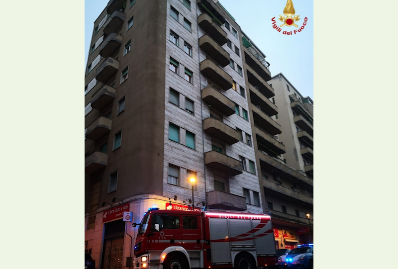 Perdita d’acqua e soccorso a un’anziana in via XX Settembre