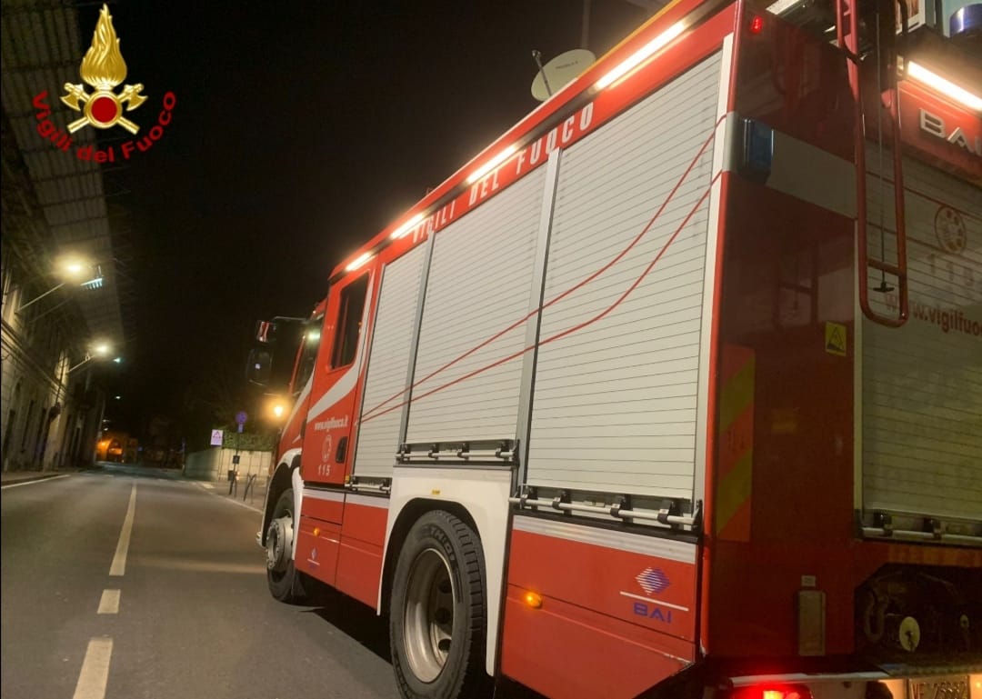Fuga di gas da una cucina a Borgosesia