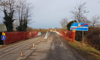 Ponte del Po a Trino: altri lavori, senso unico alternato