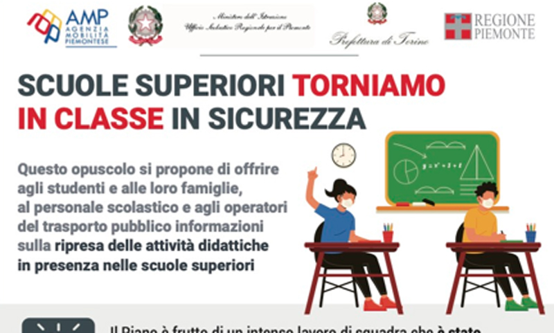 Scuole superiori: ritorno in sicurezza