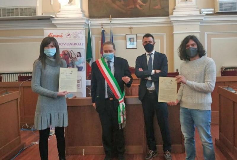 Servizio Civile in Comune: consegnati gli attestati