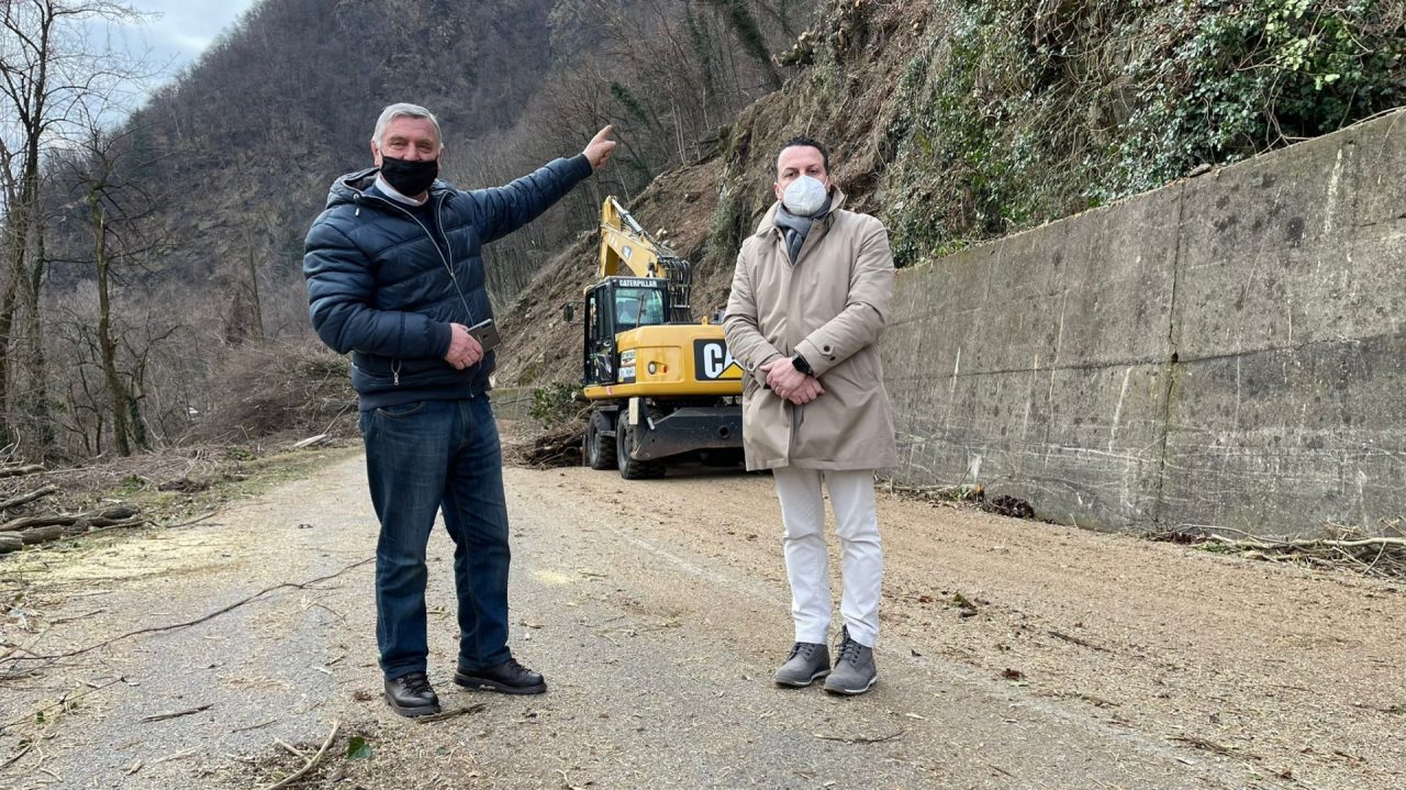 Valsesia: avanzano i lavori della SP 105V dopo l’alluvione