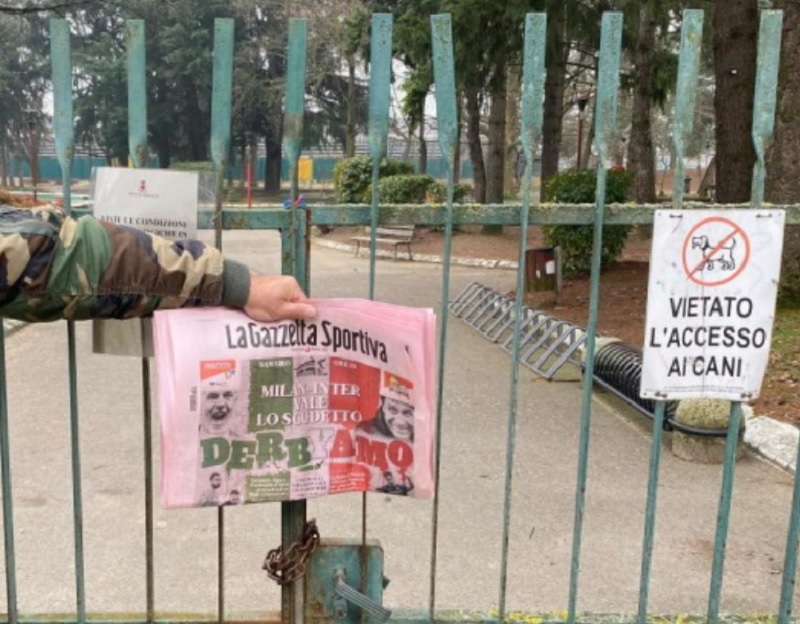 Parco Camana chiuso per partite con stadio vuoto!