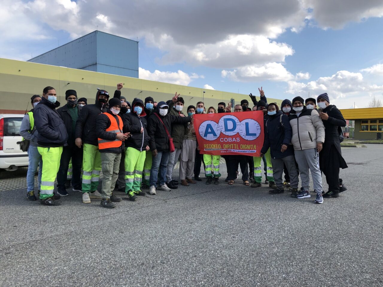 Sciopero dei lavoratori ai magazzini Nova Coop