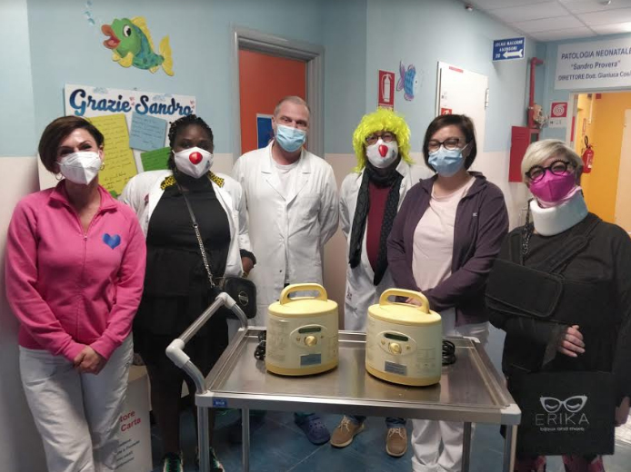 “Biud10” e “Il Pianeta dei Clown” in prima linea per il supporto ai neonati