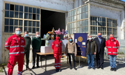 Rotary Club: donate uova di Pasqua alla Croce Rossa