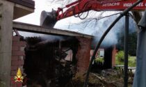 Incendio Varallo: notte di lavoro per i Vigili del Fuoco