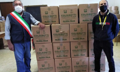 Operazione solidarietà Coldiretti: a Tricerro 750 chili di prodotti di qualità