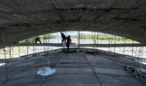 Ponte sul Po a Trino: ancora settimane di lavori in vista