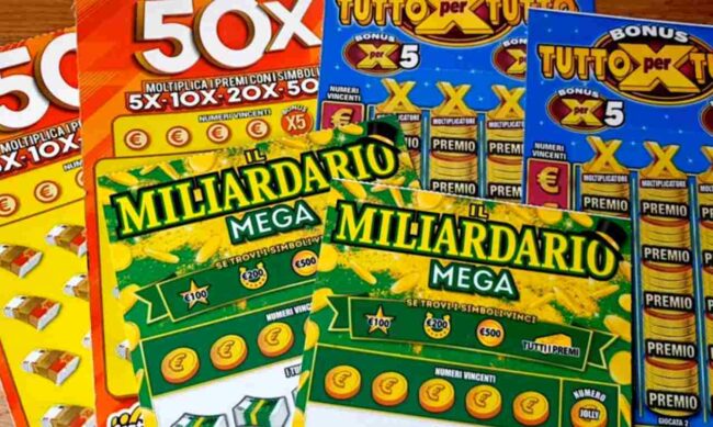 Gratta e vinci: colpo da 50 mila euro in una tabaccheria della provincia