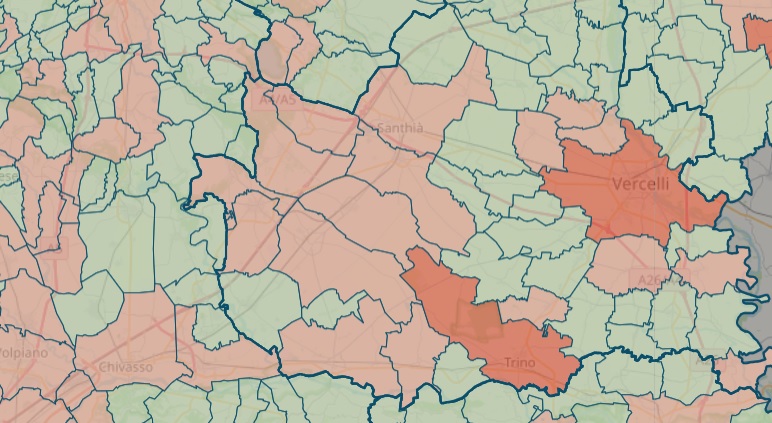 Covid Vercelli: continua la discesa