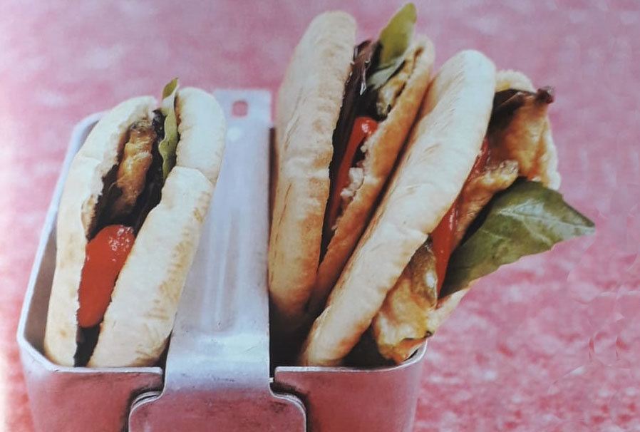 Pitas con verdure grigliate