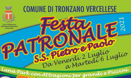 Estate 2021 a Tronzano Vercellese: ritorna la Festa Patronale