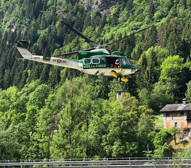 Alagna Valsesia: esercitazione ricerca persone disperse