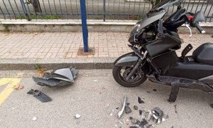 Schianto auto moto, un ferito in ospedale