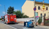 Motocarro si ribalta, autista in ospedale