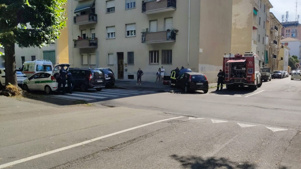 Scontro in viale Rimembranza