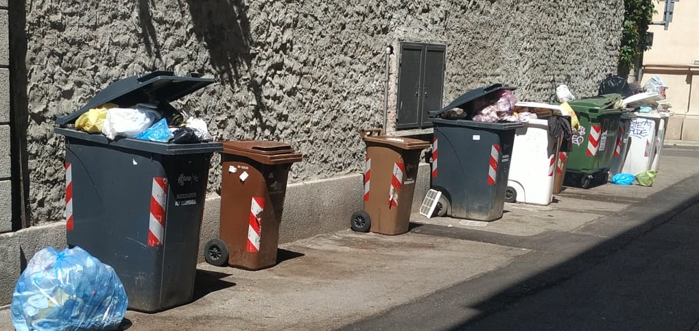 Raccolta differenziata in tilt nel giorno dello sciopero
