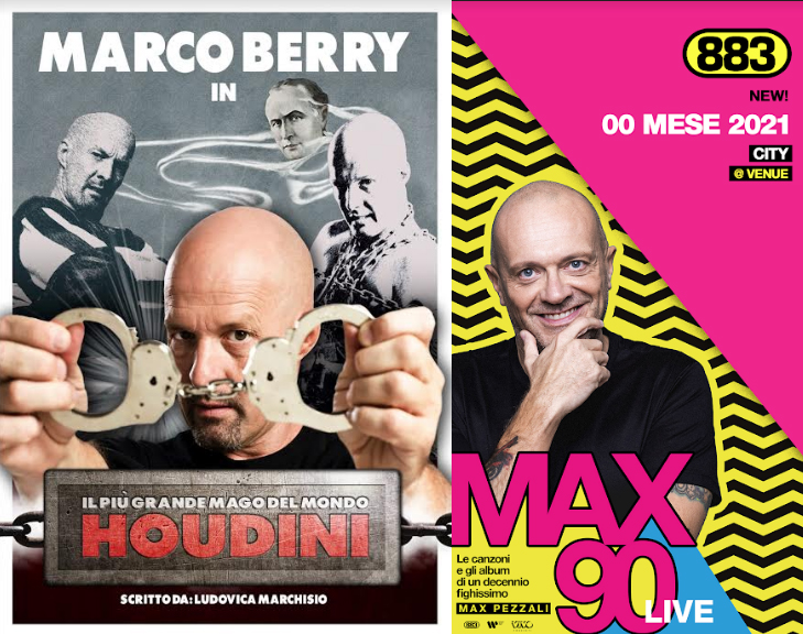Marco Berry e Max Pezzali, ospiti a sorpresa degli eventi estivi