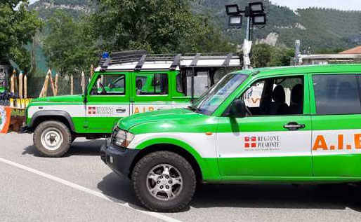 AIB Piemonte: un contingente in Sicilia e 3 automezzi in prestito alla Sardegna