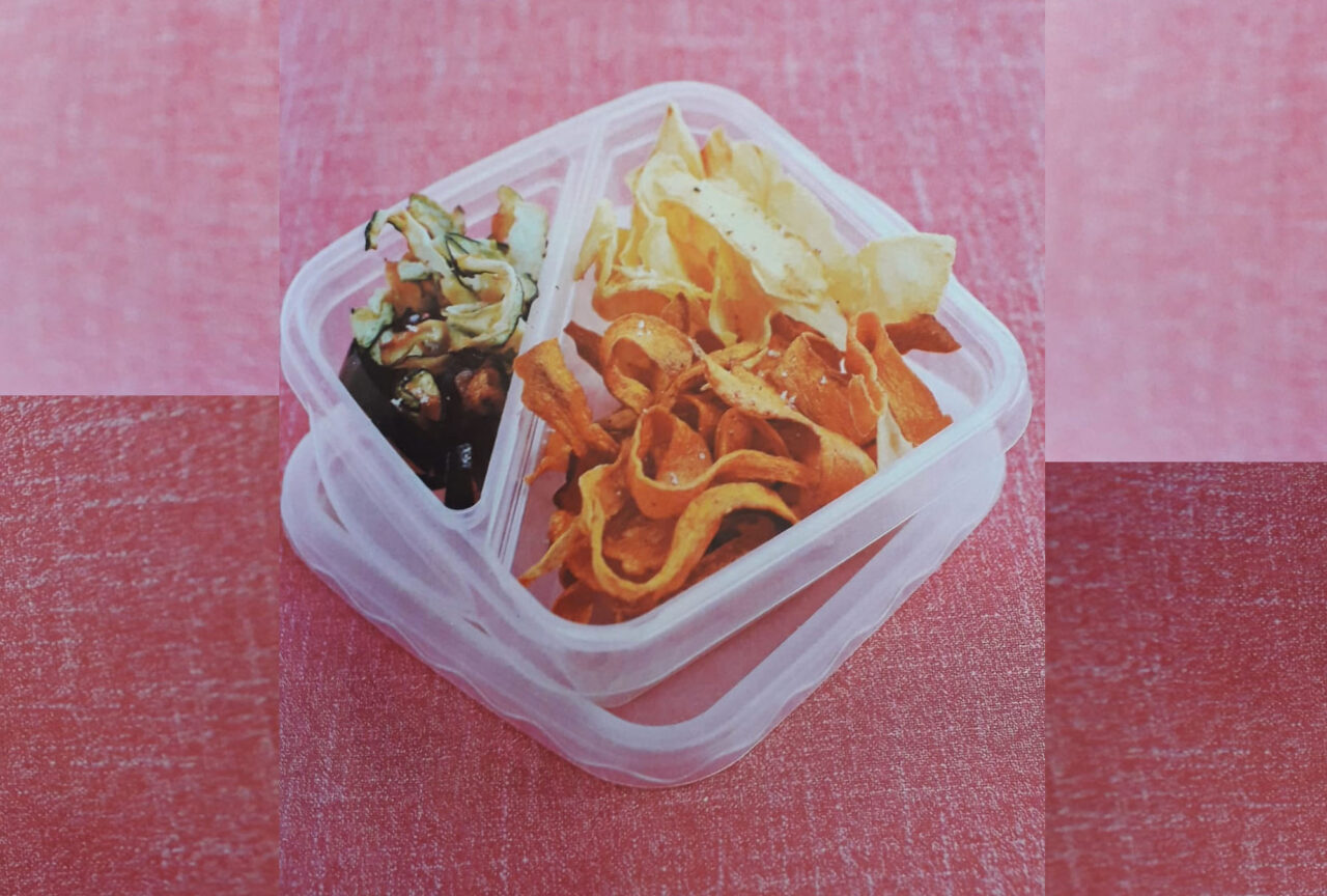 Chips di verdure e tortilla di patate