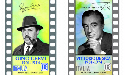 Due nuovi francobolli dedicati a Gino Cervi e Vittorio De Sica