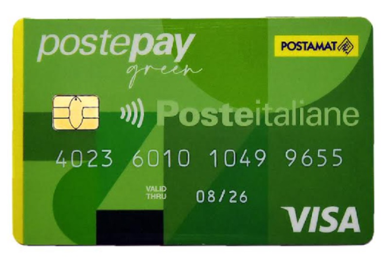 Poste Pay green junior disponibile anche a Vercelli
