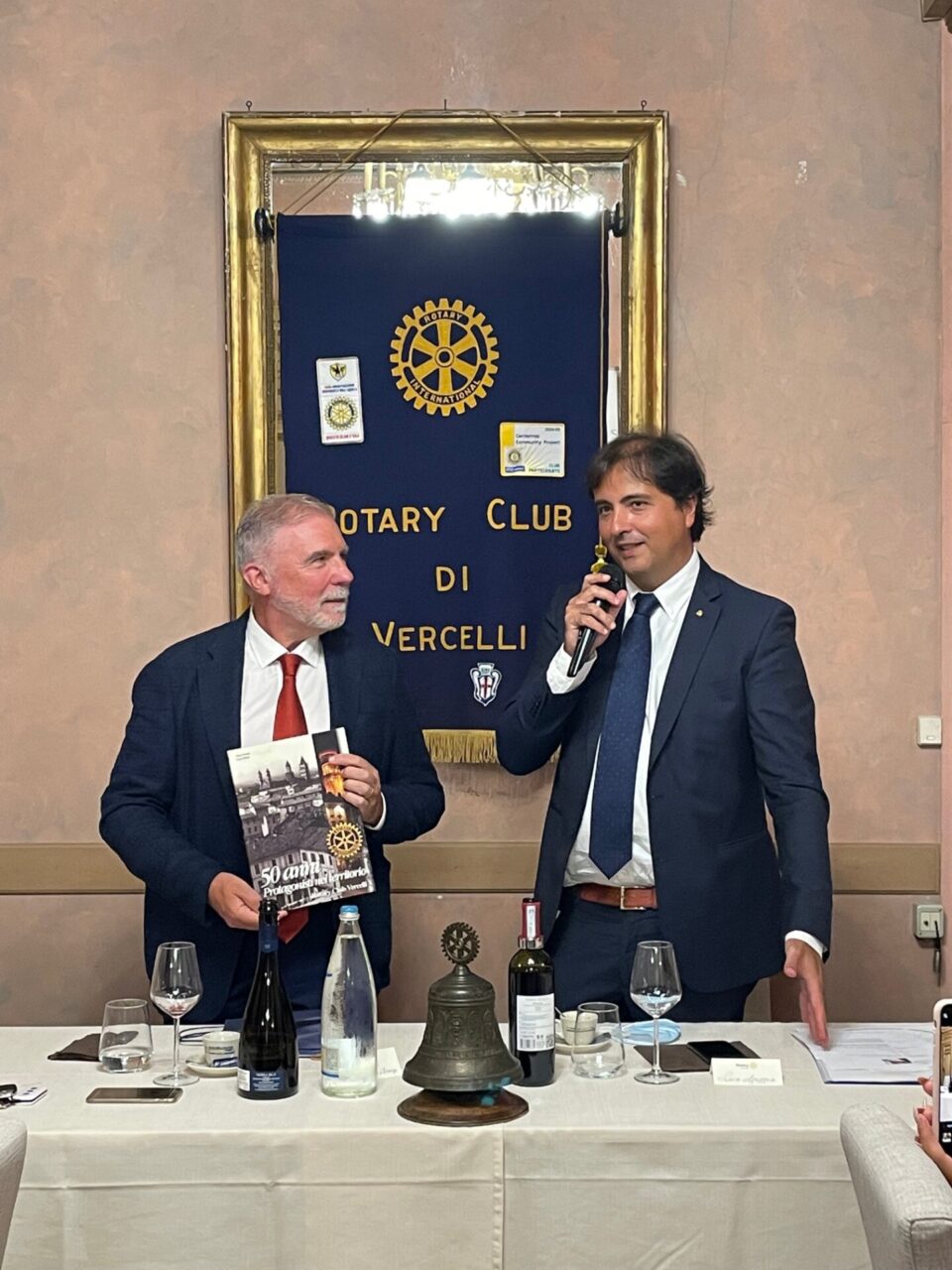 Il Rettore dell’UPO Avanzi ospite al Rotary Club di Vercelli