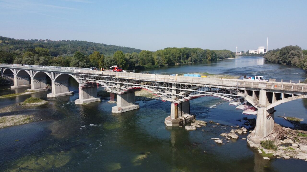 Ponte sul Po a Trino: sarà finito a novembre