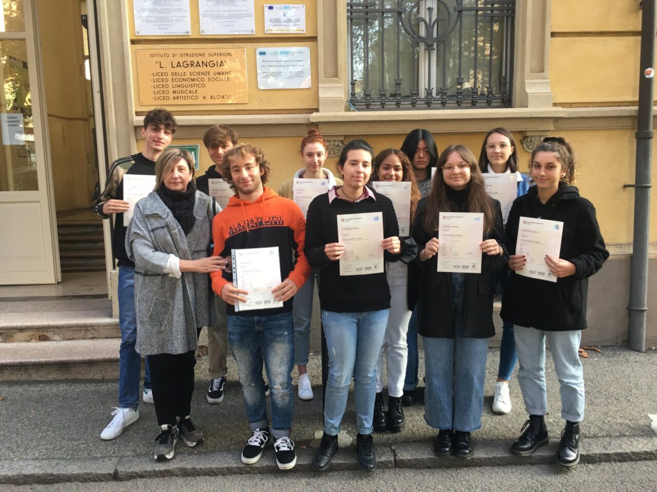 Istituto Lagrangia: ecco gli studenti “certificati” nelle lingue