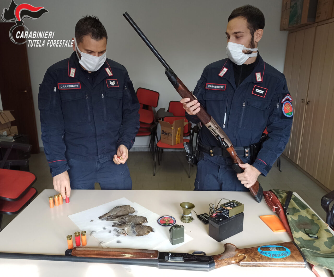 Lenta: cacciatori nei guai per l’utilizzo di richiami acustici vietati