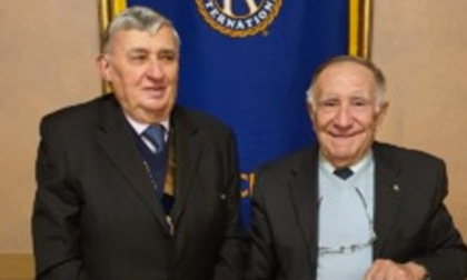 Roberto Casazza ospite alla prima riunione del 41° anno sociale del Kiwanis Club di Vercelli