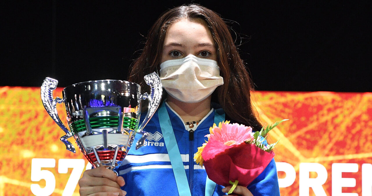Spada femminile Allieve: medaglia per la vercellese Matilde Bellini