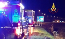 Incidente in piena notte sulla provinciale Biella - Vercelli