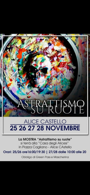 Pietro Riva espone ad Alice Castello: “Astrattismo su ruote”
