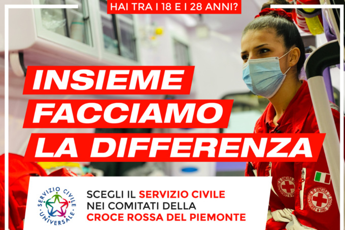 Servizio Civile: 7 posti alla Croce Rossa di Vercelli