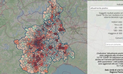Mappa Covid del Vercellese: la situazione comune per comune